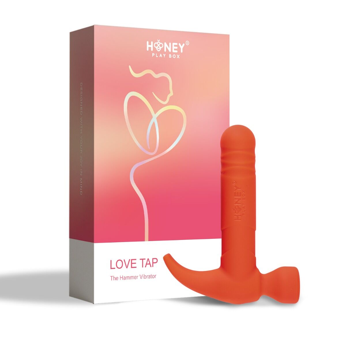 The Handy Set small Love Tap vibrator - Honey Play Box