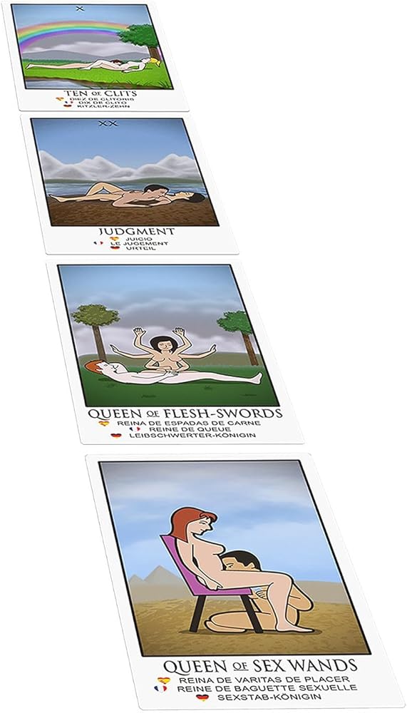 Sex Fortunes cartes de Tarot et positions - Kheper Games
