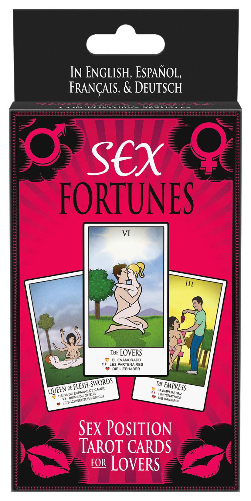 Sex Fortunes cartes de Tarot et positions - Kheper Games