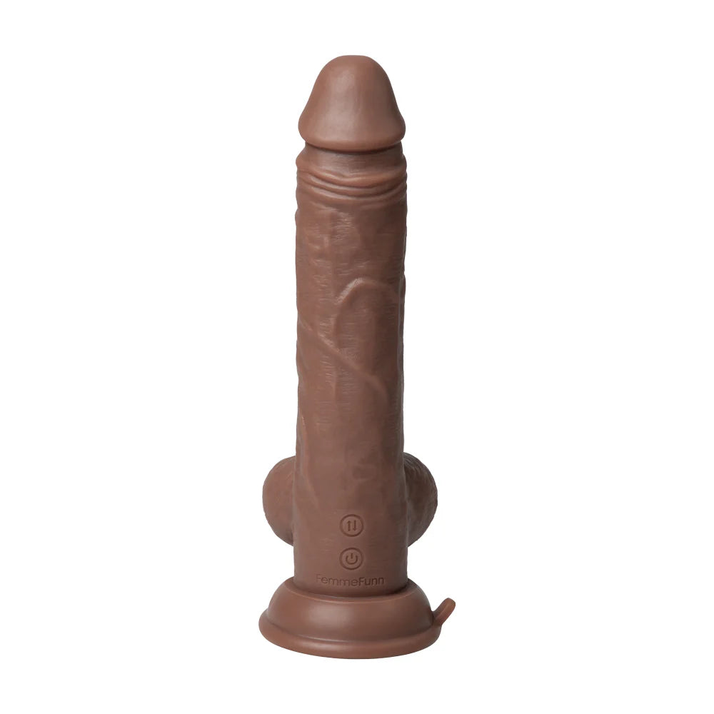 Thrust dildo vibrant avec mouvement - FemmeFunn