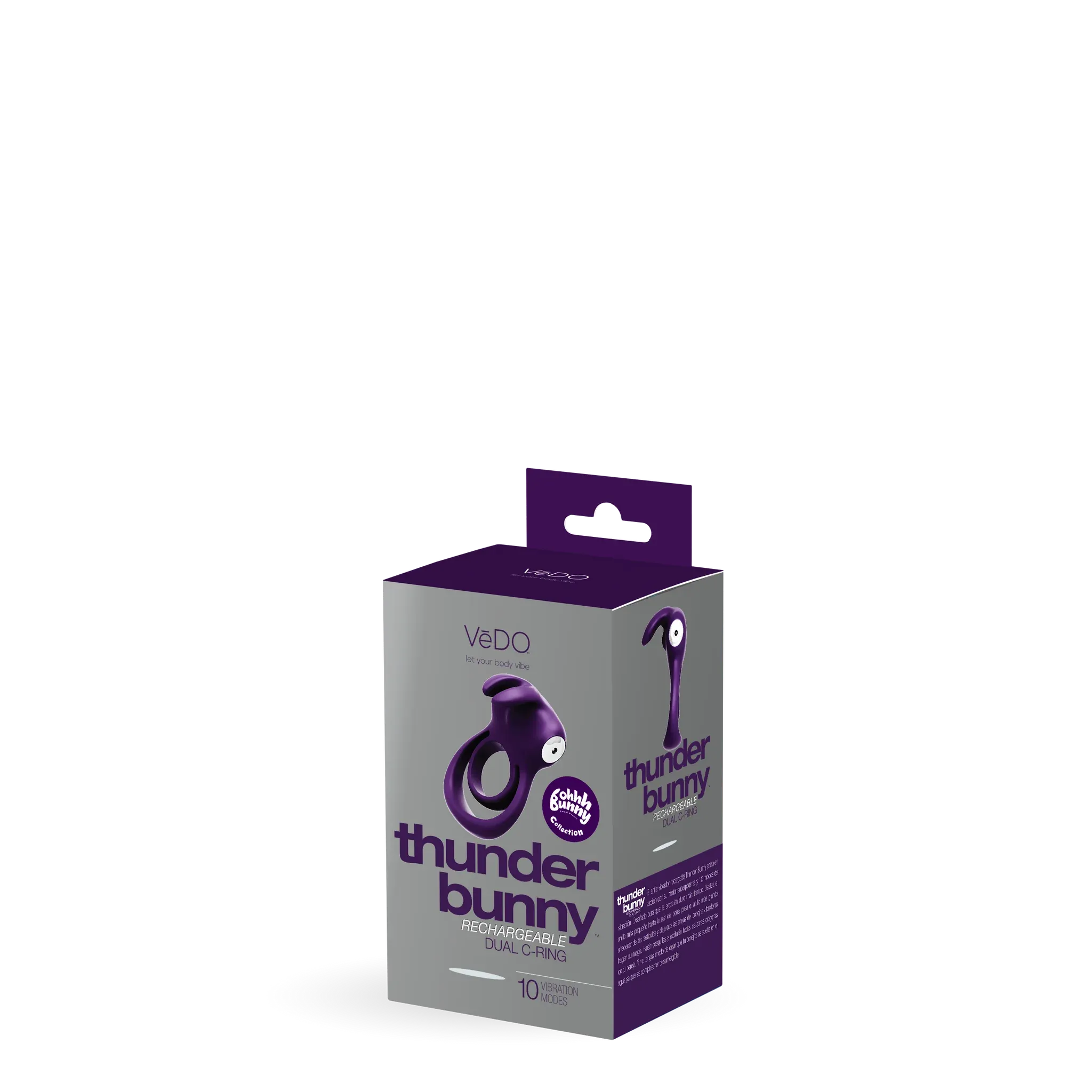 Thunder Bunny Anneau pénien double avec lapin - Védo