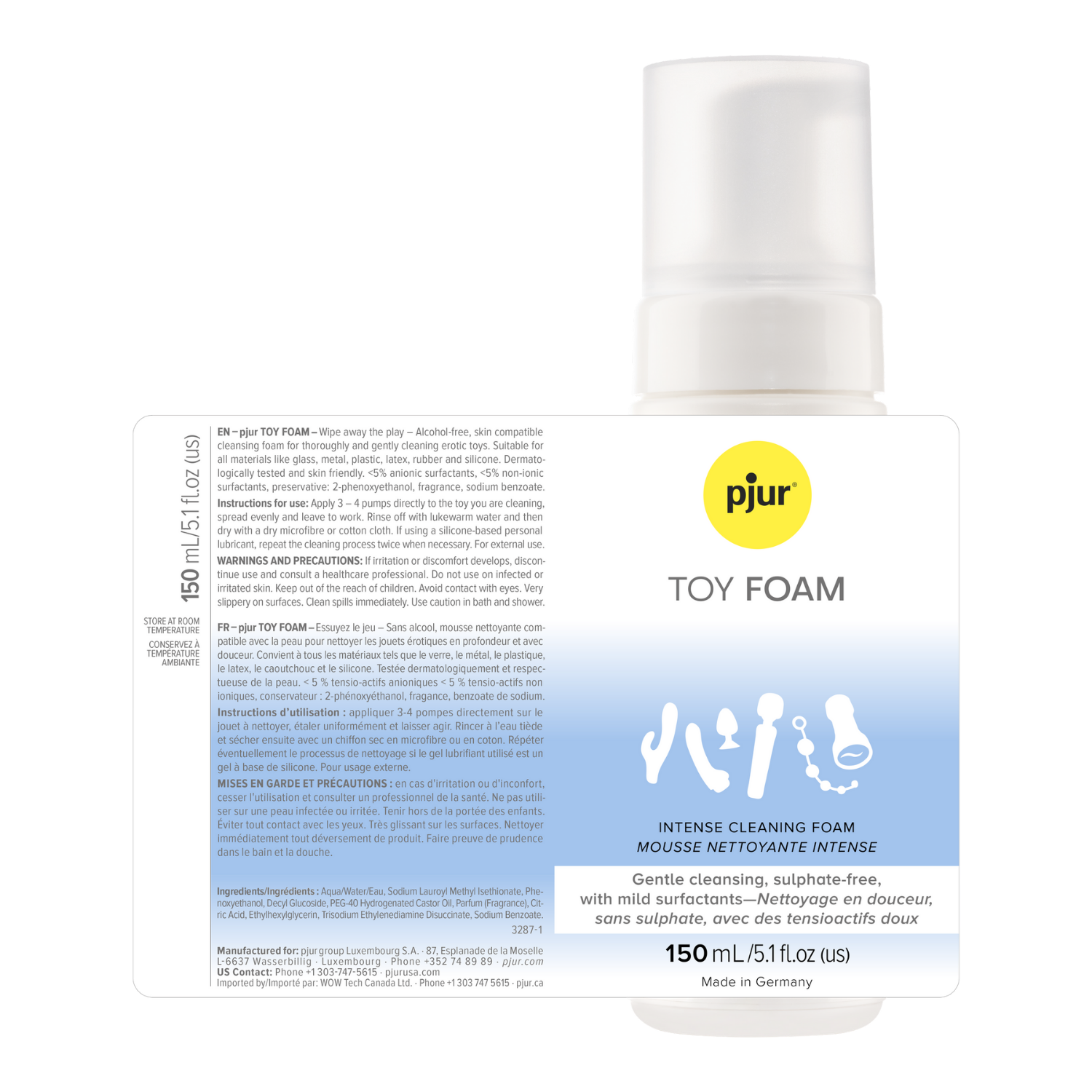 Nettoyant en mousse Toy Foam - Pjur