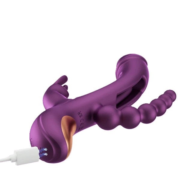 Trilux Triple Vibrator - Honey Play Box