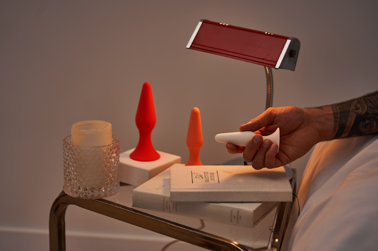 Trio anal plug set - Peach &amp; Cream