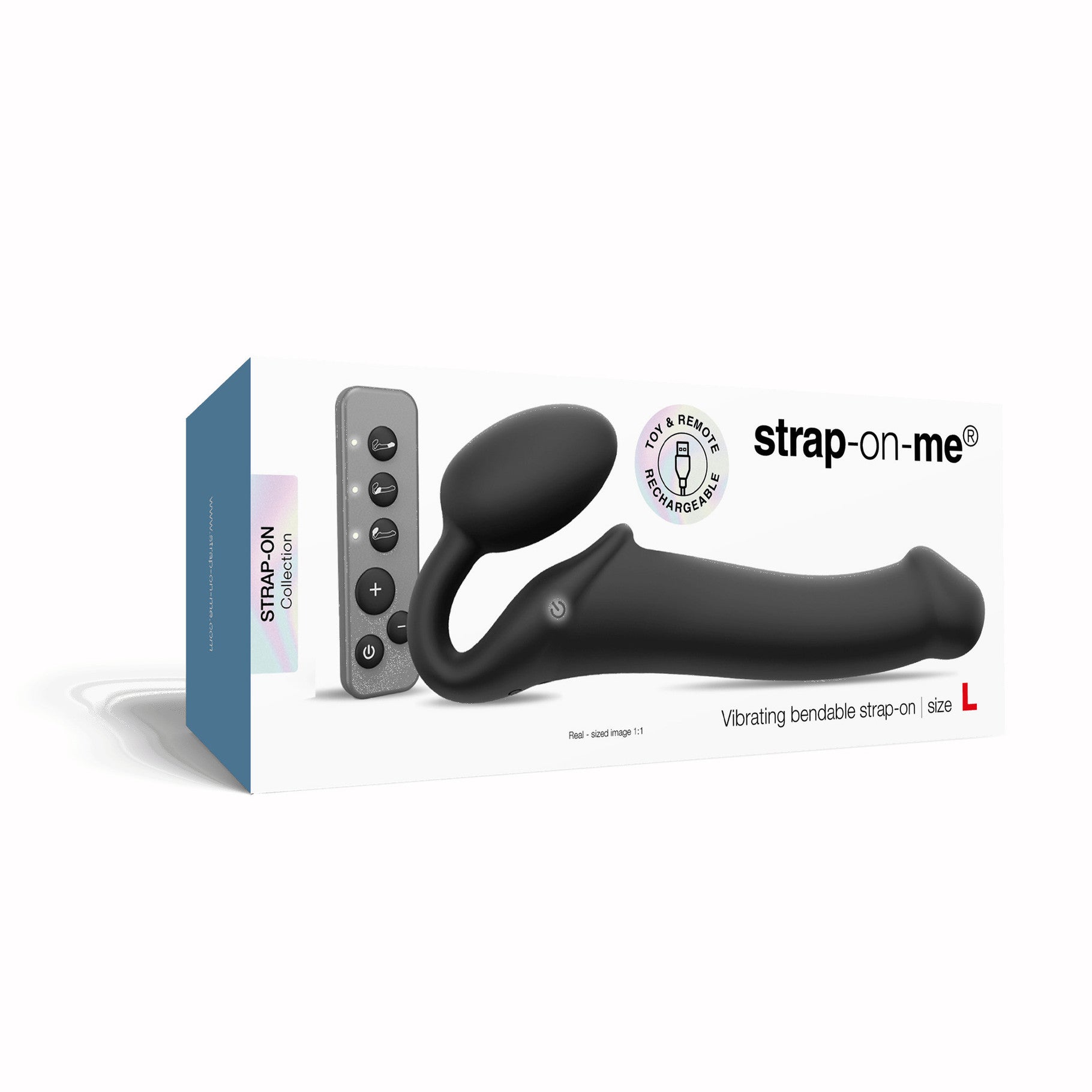 Remote Controlled Vibrating Strapless Strap-On - Strap-On-Me