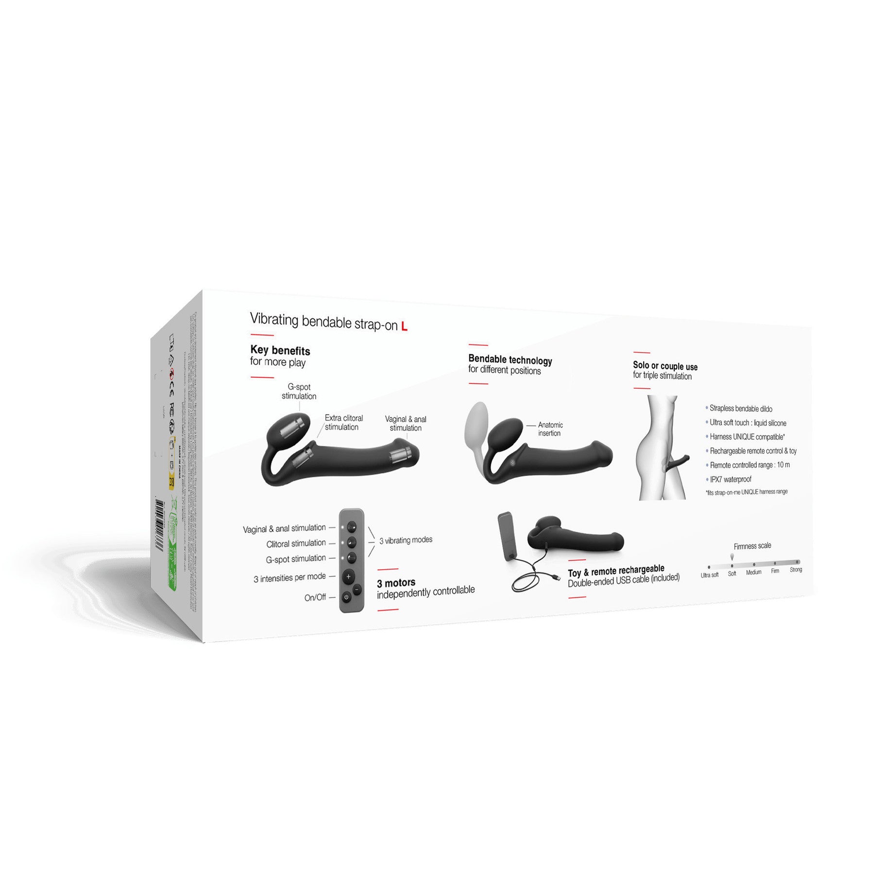 Remote Controlled Vibrating Strapless Strap-On - Strap-On-Me