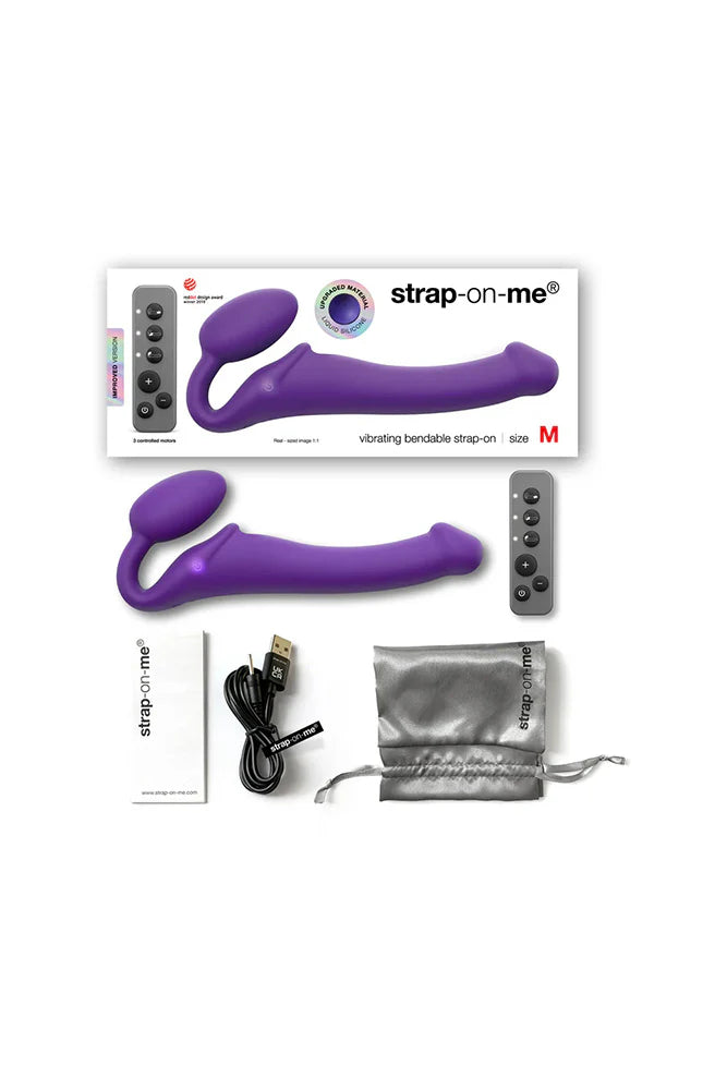 Remote Controlled Vibrating Strapless Strap-On - Strap-On-Me