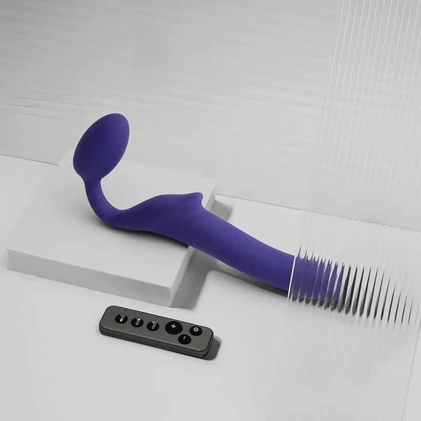 Remote Controlled Vibrating Strapless Strap-On - Strap-On-Me