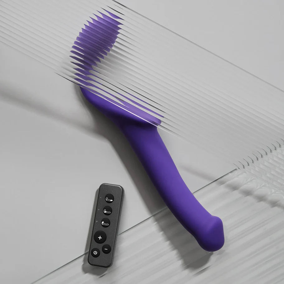 Remote Controlled Vibrating Strapless Strap-On - Strap-On-Me
