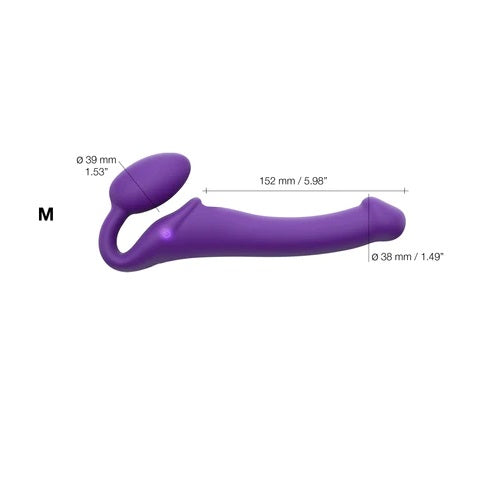 Remote Controlled Vibrating Strapless Strap-On - Strap-On-Me