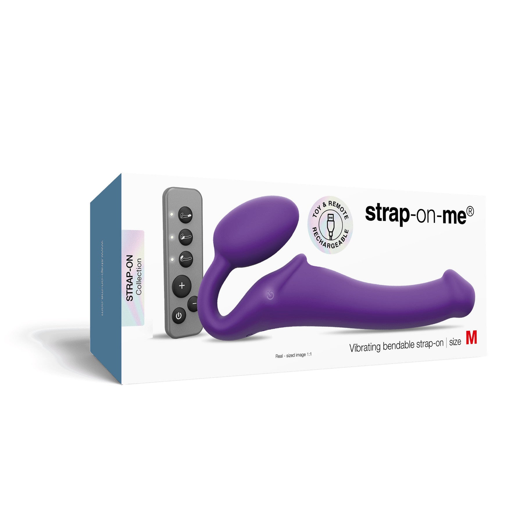Remote Controlled Vibrating Strapless Strap-On - Strap-On-Me