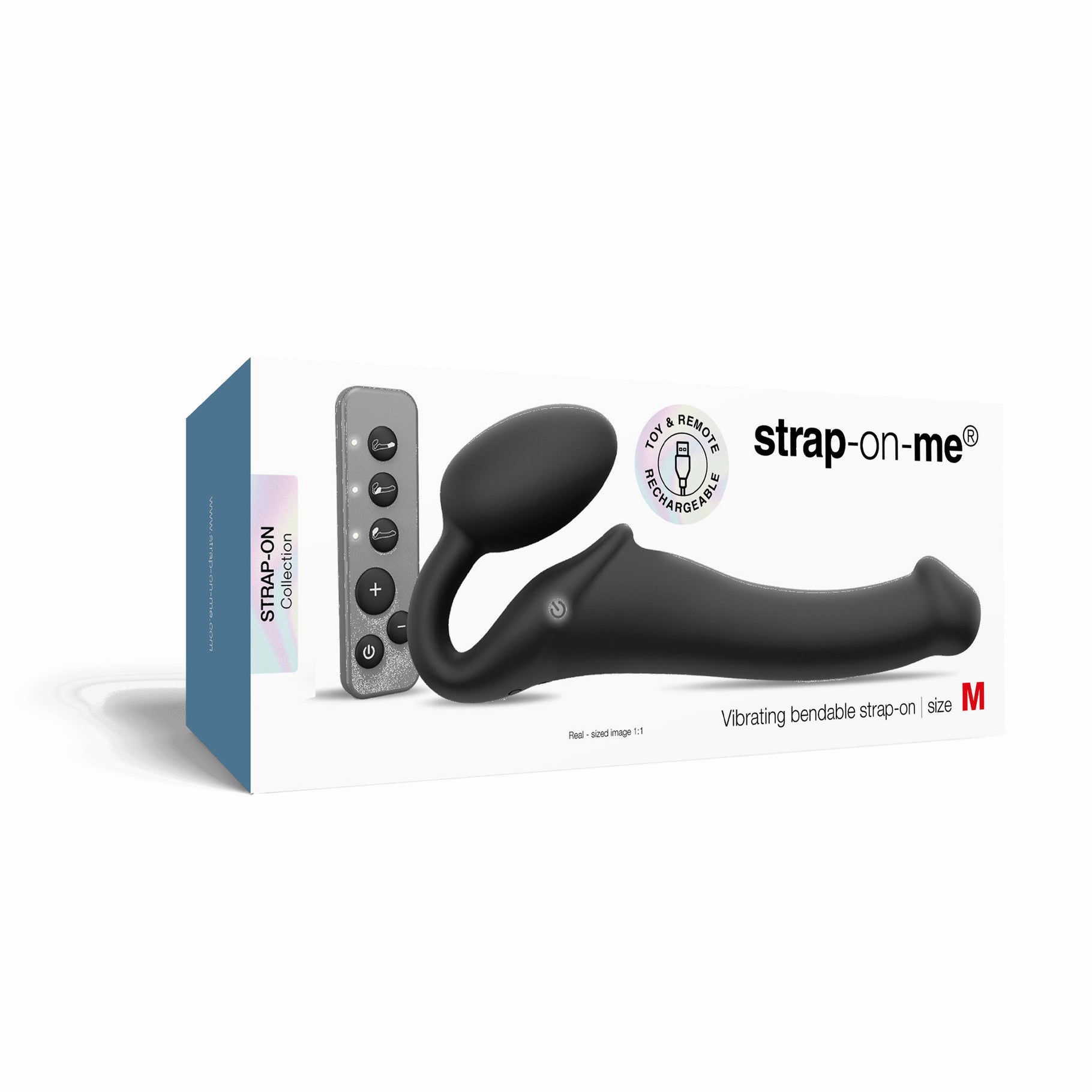 Remote Controlled Vibrating Strapless Strap-On - Strap-On-Me
