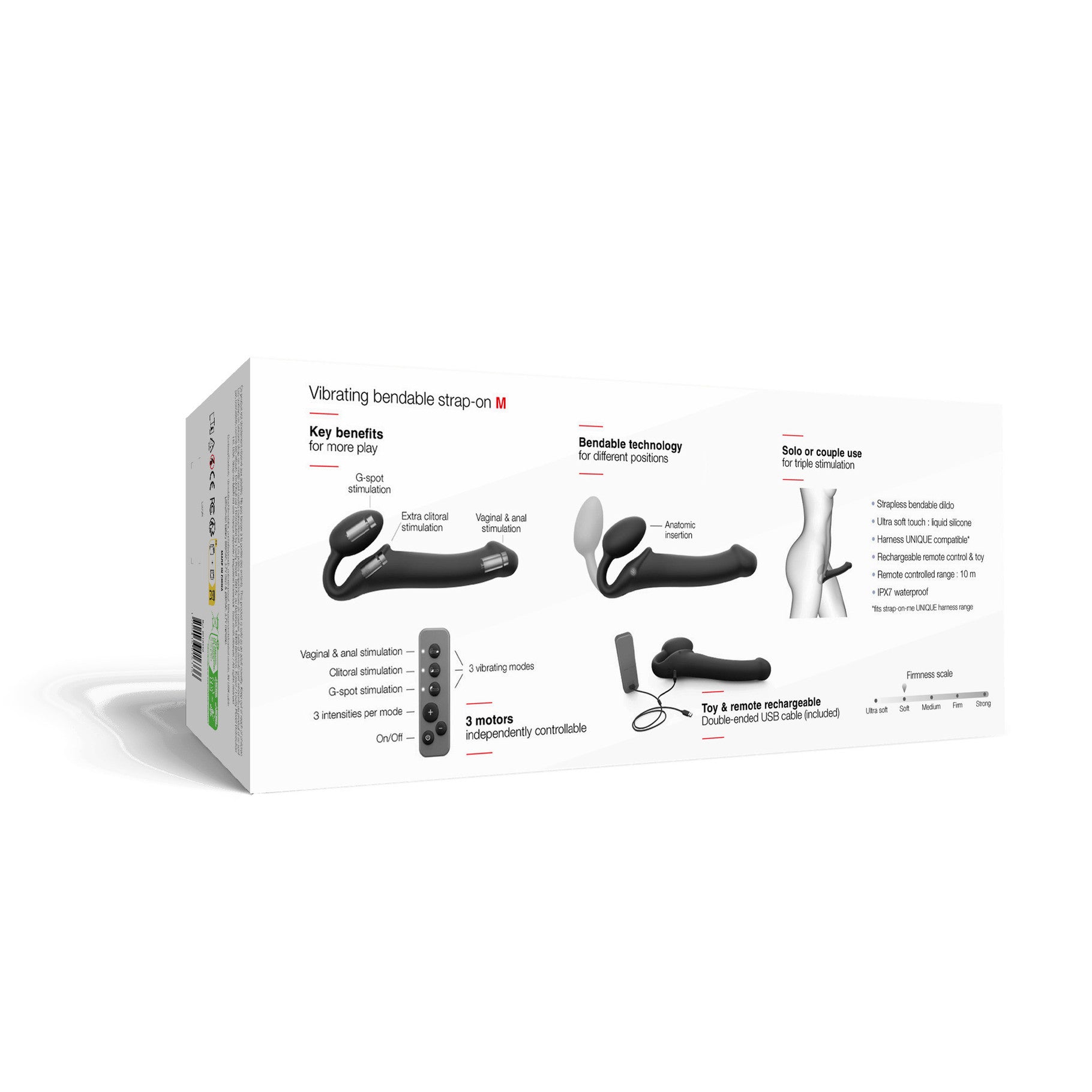 Remote Controlled Vibrating Strapless Strap-On - Strap-On-Me