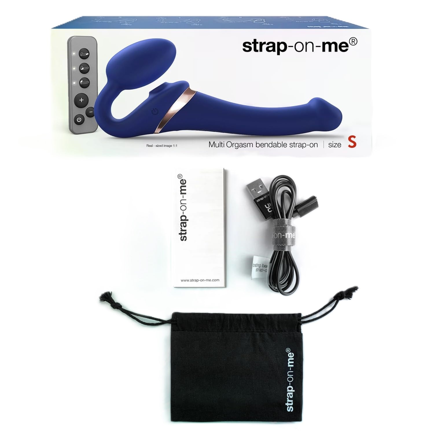 Strap-On strapless vibrant Multi Orgasme télécommandé - Strap-On-Me