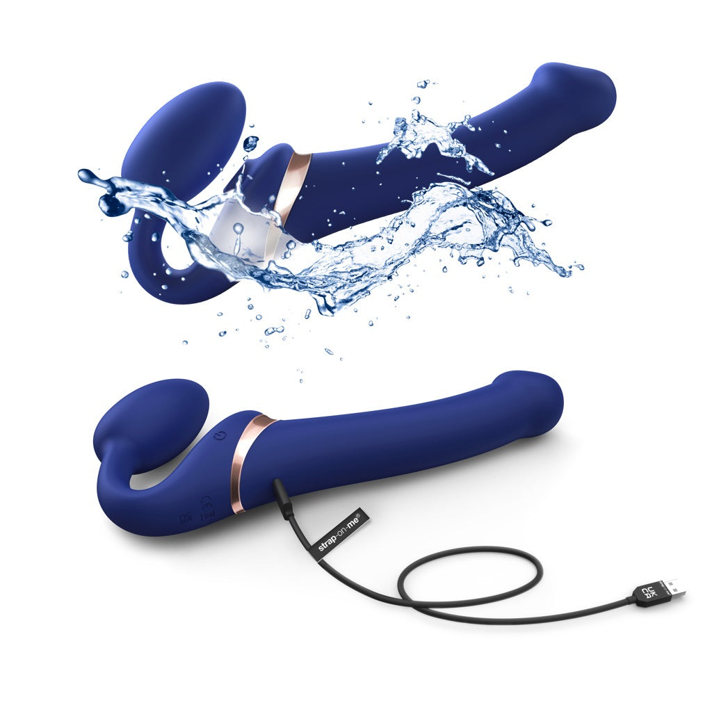 Strap-On strapless vibrant Multi Orgasme télécommandé - Strap-On-Me