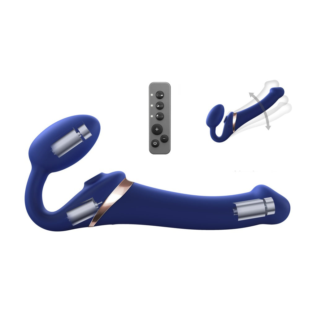 Strap-On strapless vibrant Multi Orgasme télécommandé - Strap-On-Me