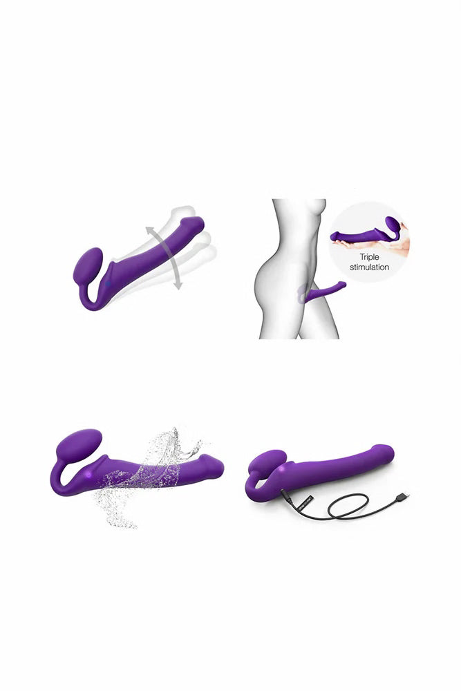 Remote Controlled Vibrating Strapless Strap-On - Strap-On-Me