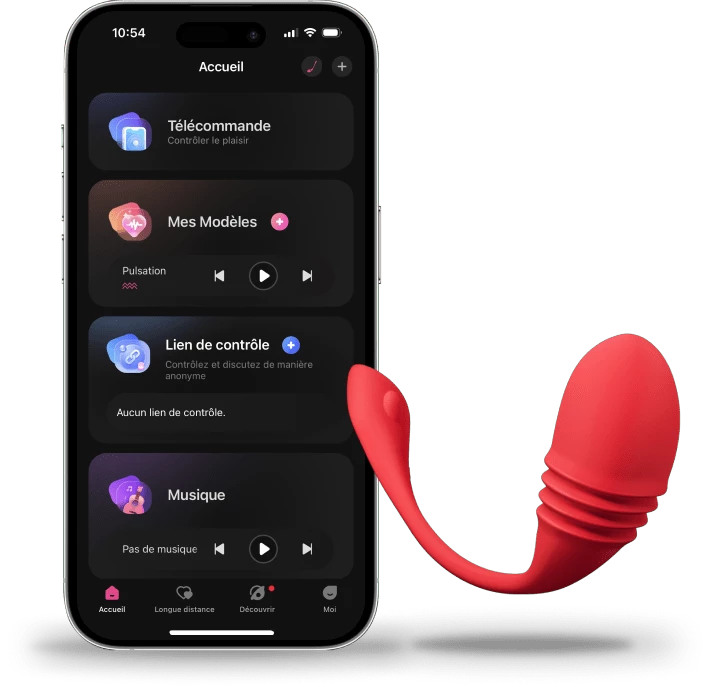 Vulse – Œuf vibrant connecté à poussée - Lovense