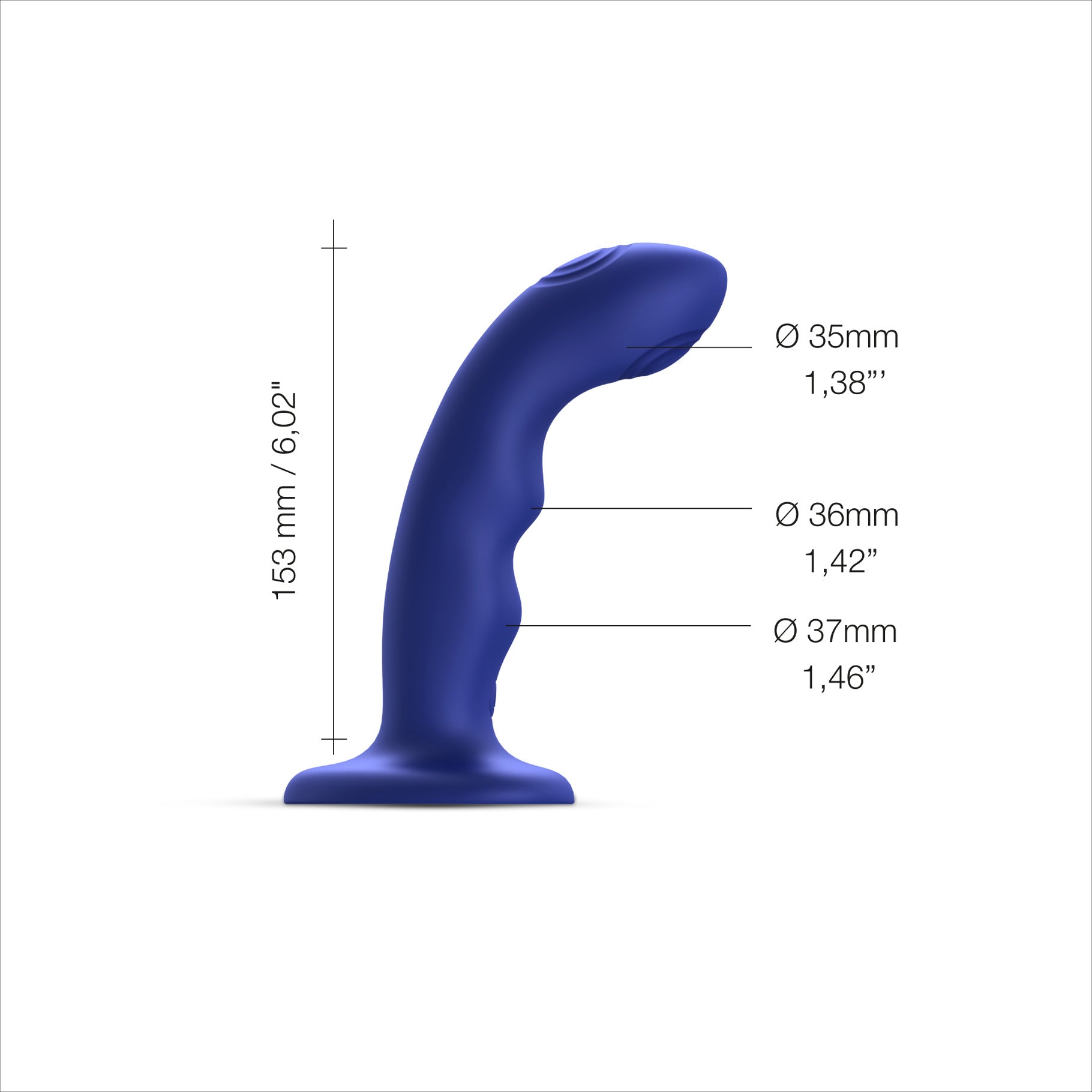 Wave tapping dildo - Strap-On-Me