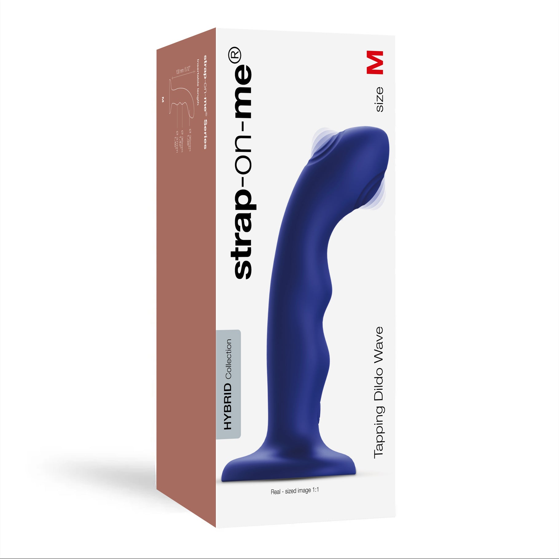 Wave tapping dildo - Strap-On-Me
