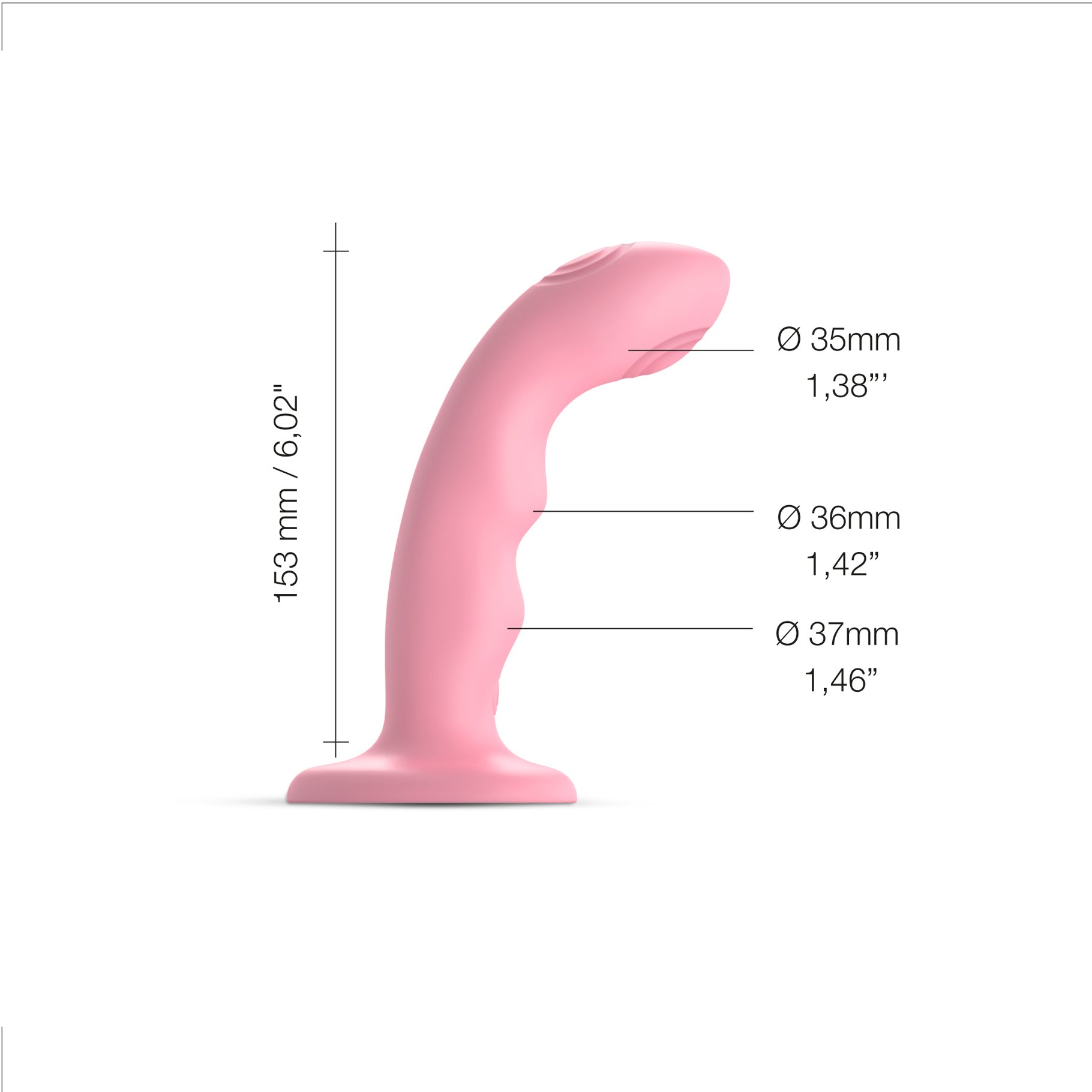 Wave tapping dildo - Strap-On-Me