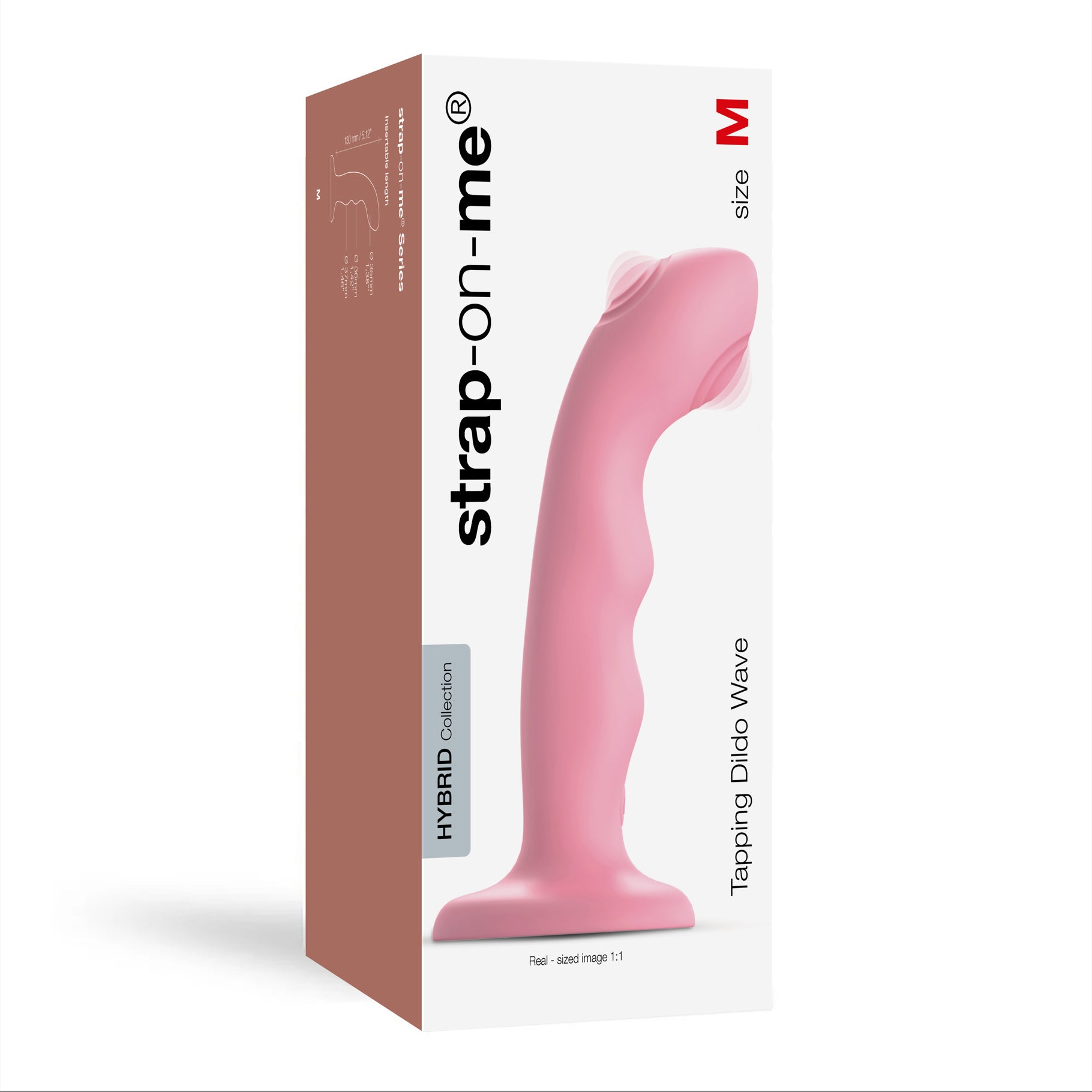 Wave tapping dildo - Strap-On-Me