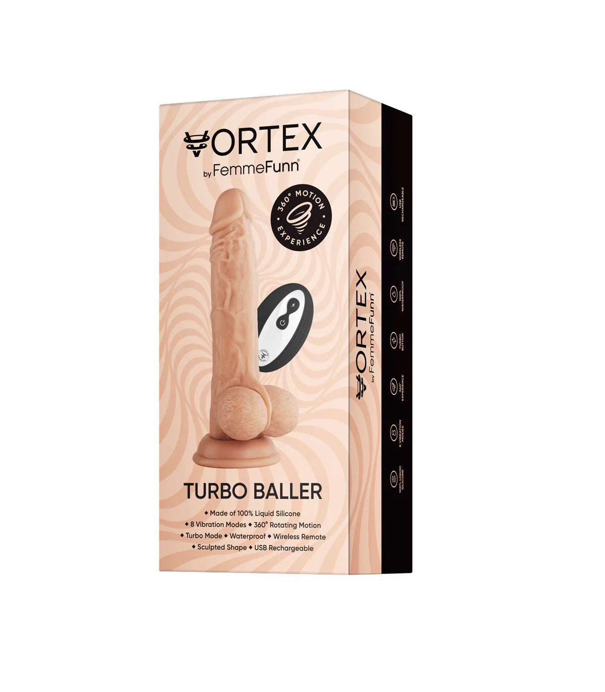 Wireless 2.0 dildo rotation 360° - FemmeFunn