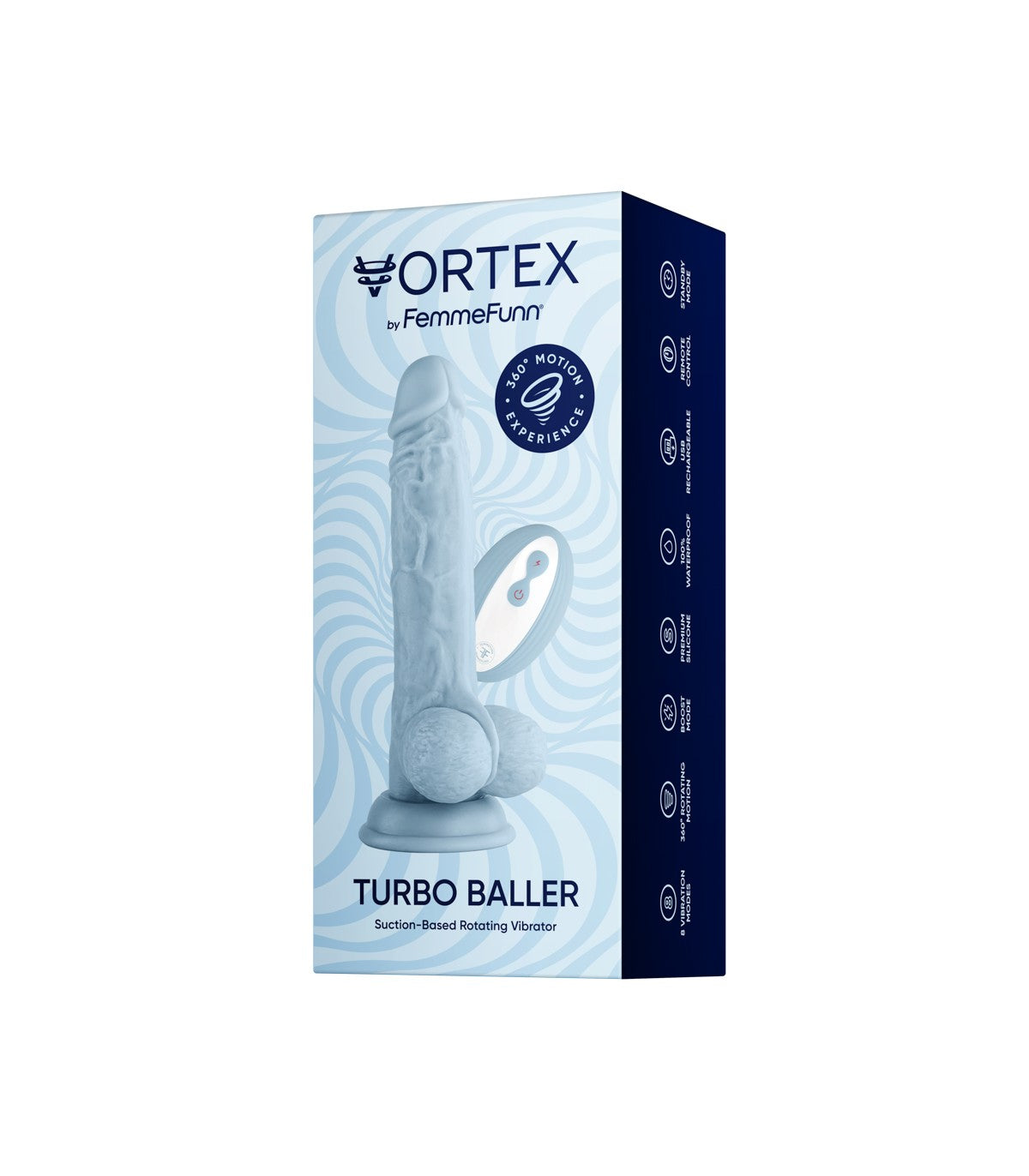 Wireless 2.0 dildo rotation 360° - FemmeFunn