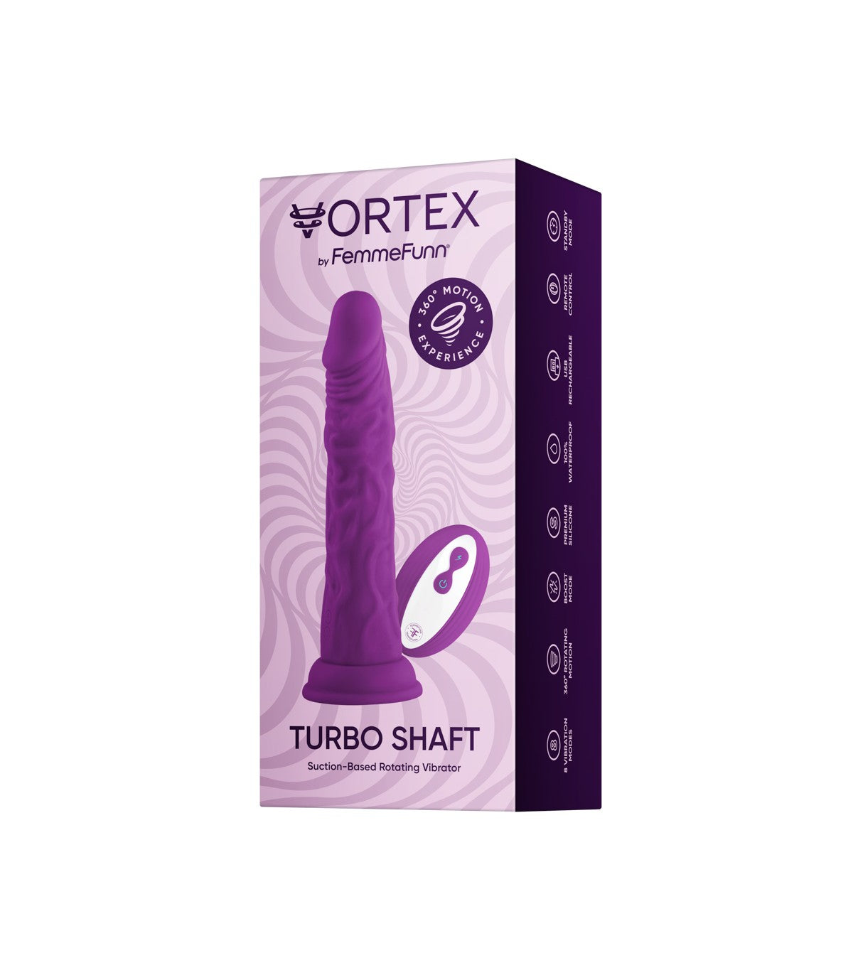 Wireless 2.0 dildo 360° rotation - FemmeFunn