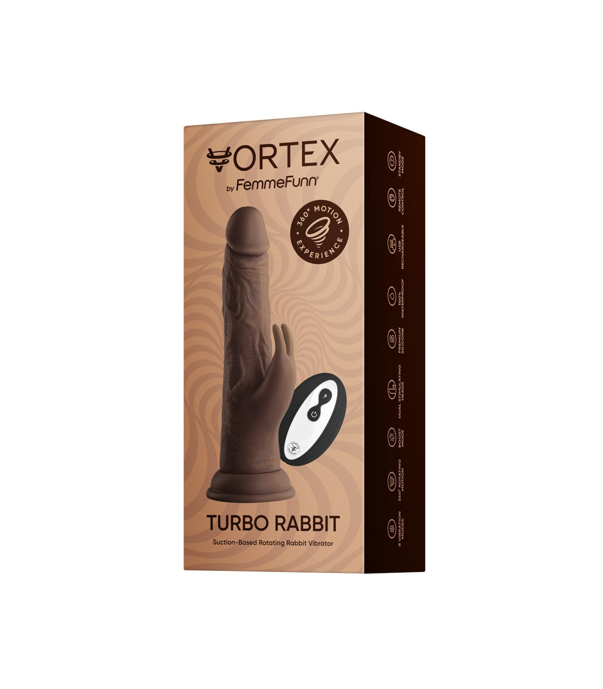 Wireless 2.0 dildo 360° rotation - FemmeFunn