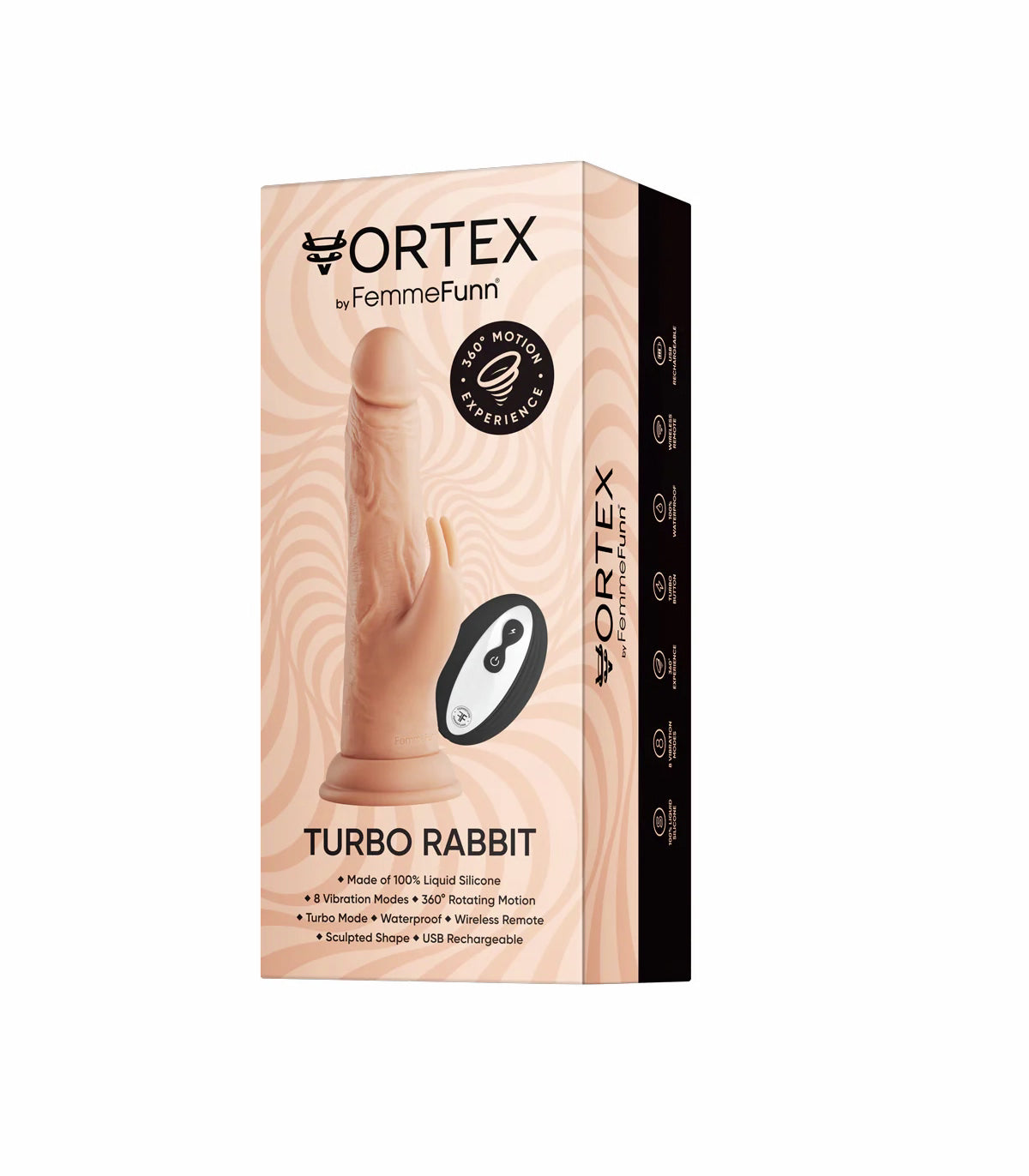 Wireless 2.0 dildo 360° rotation - FemmeFunn