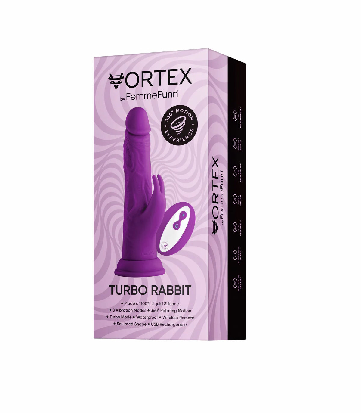 Wireless 2.0 dildo 360° rotation - FemmeFunn