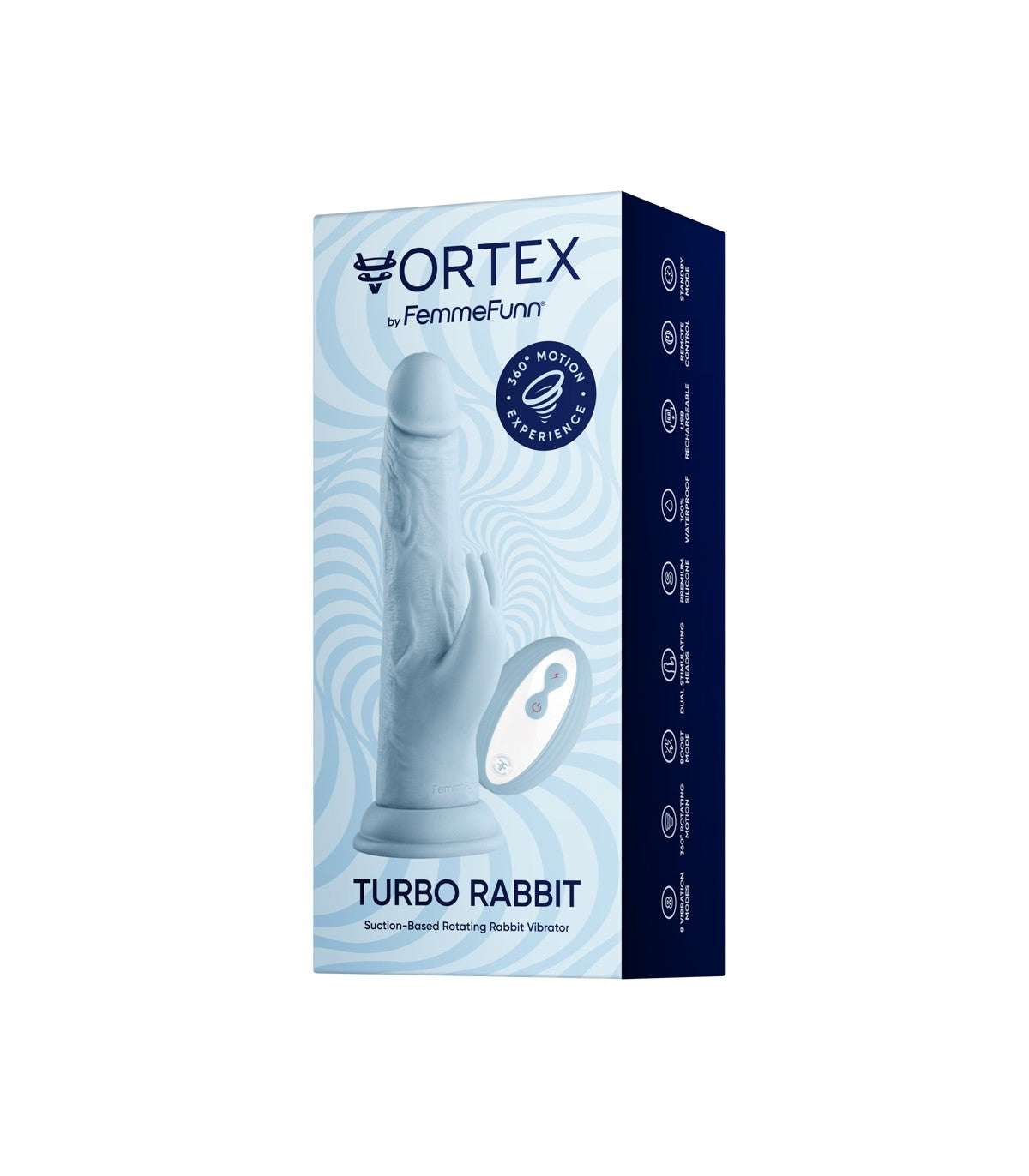 Wireless 2.0 dildo 360° rotation - FemmeFunn