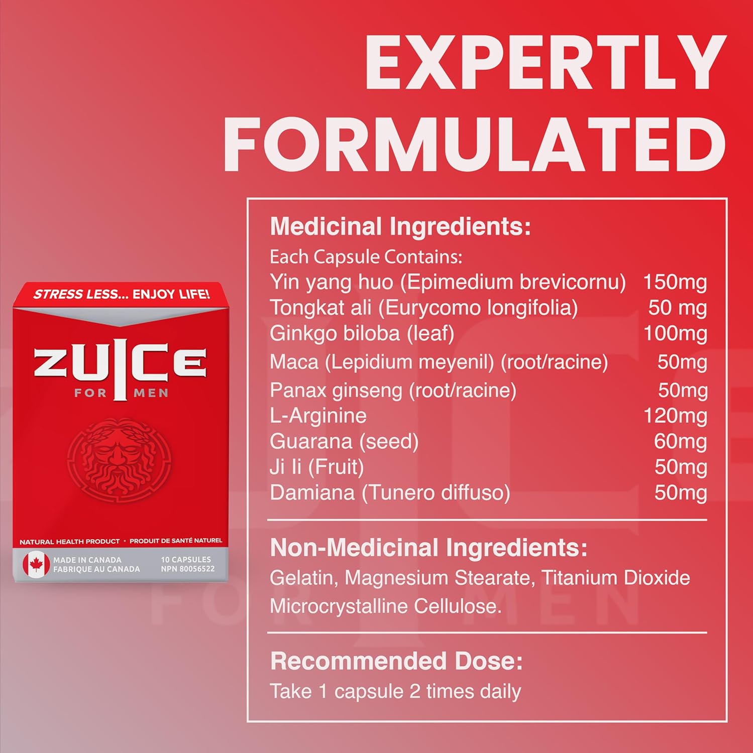Capsules de Supplément Homme - Zuice