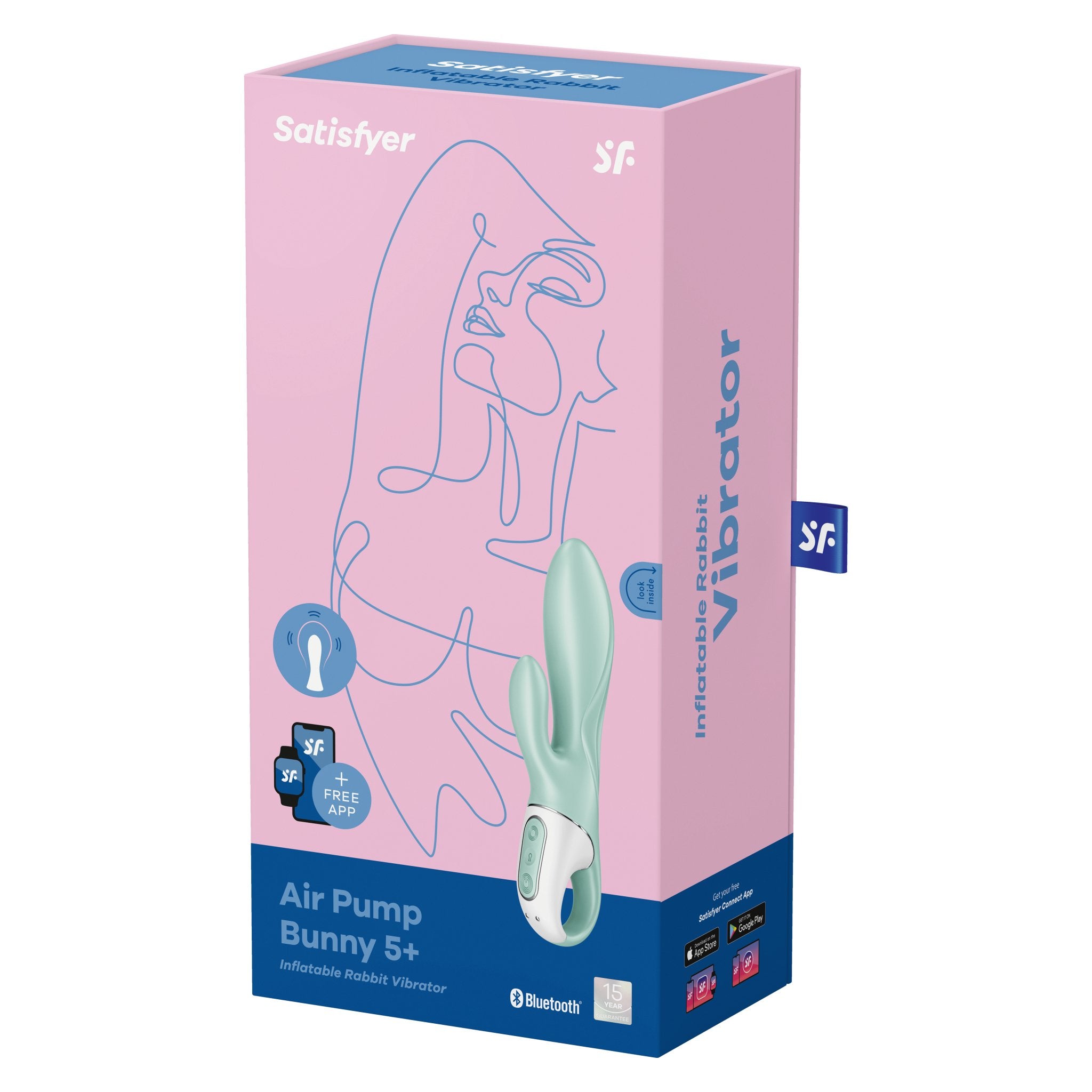 Air Pump Bunny 5+ vibromasseur gonflable - Satisfyer - Boutique SP