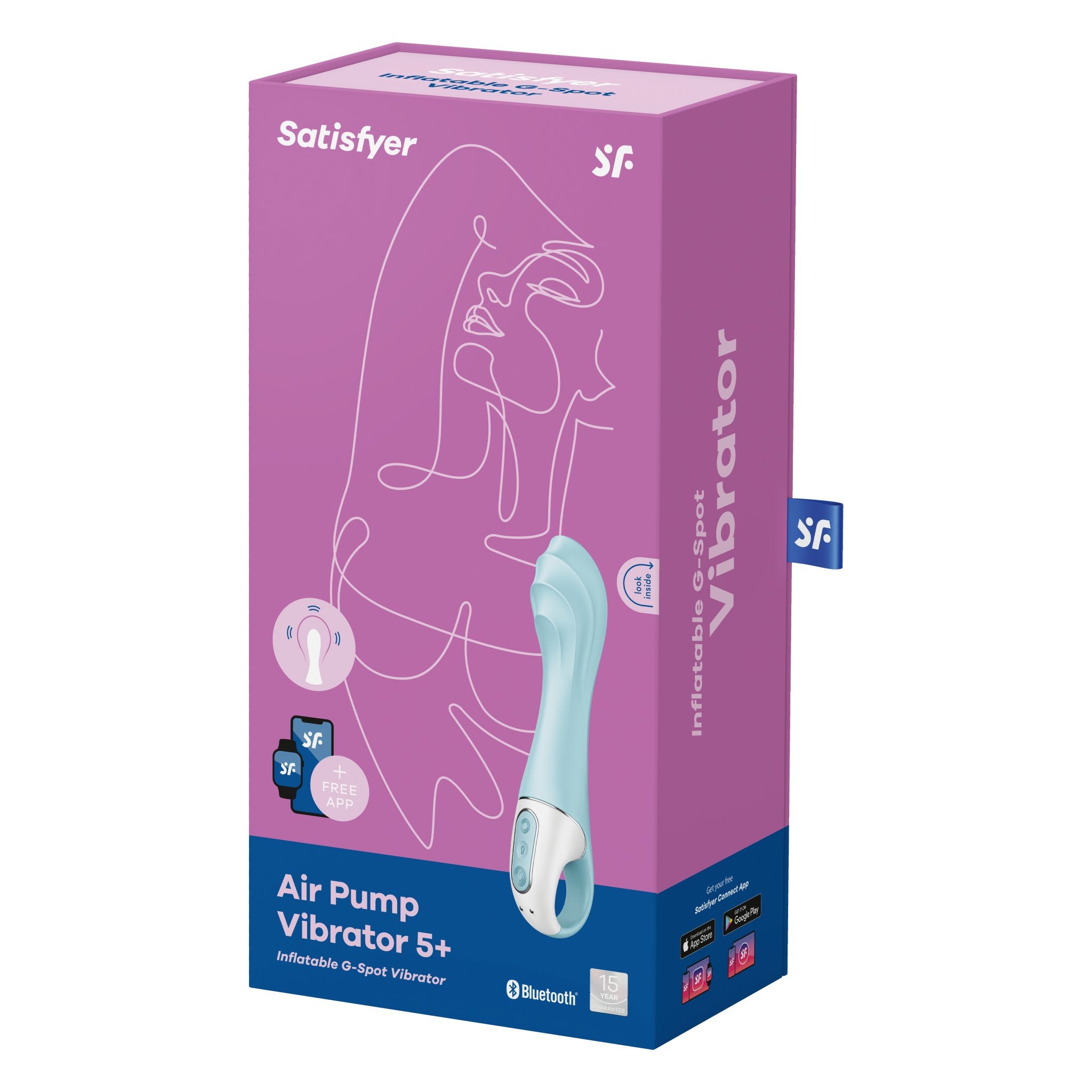 Air Pump Vibrator 5+ vibromasseur gonflable - Satisfyer - Boutique SP