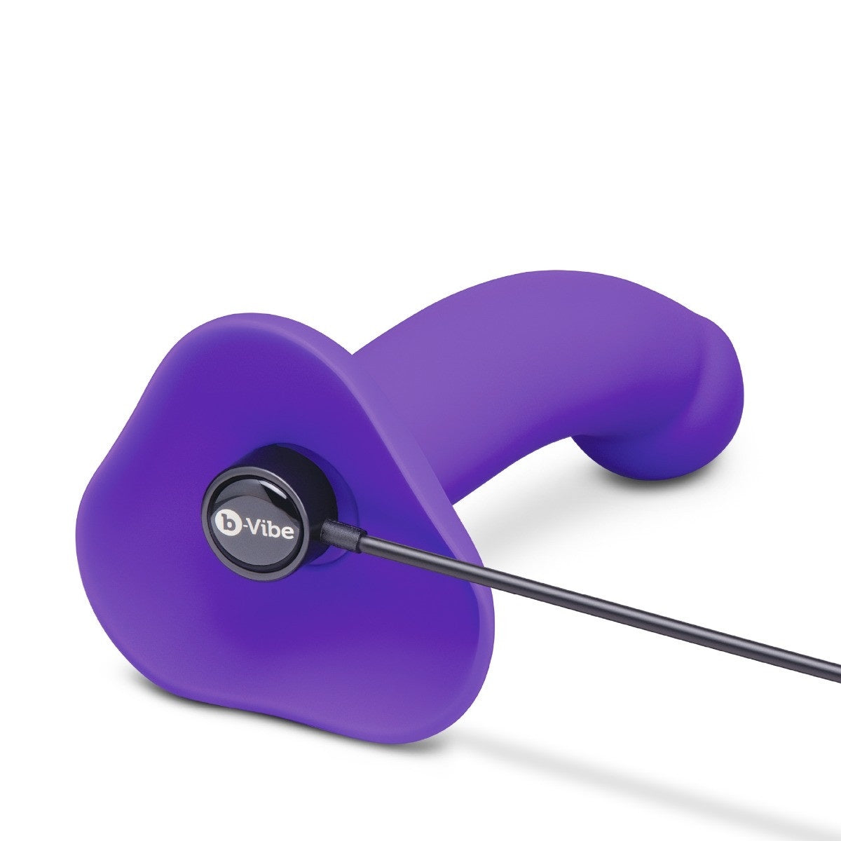 Kit stap-On – Dildo vibrant incurvé 6.5" avec harnais - B-Vibe