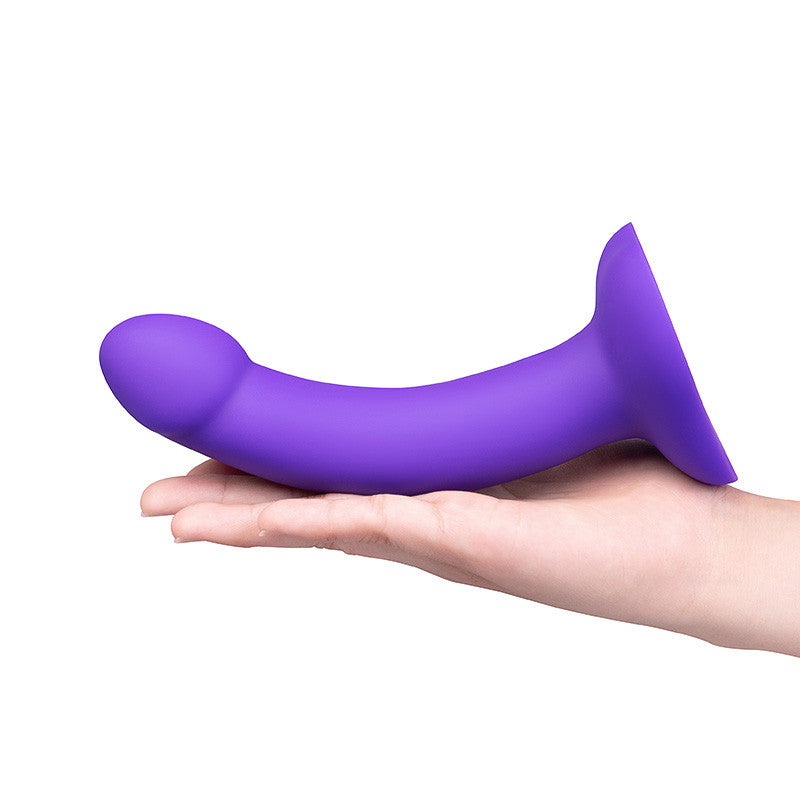 Kit stap-On – Dildo vibrant incurvé 6.5" avec harnais - B-Vibe