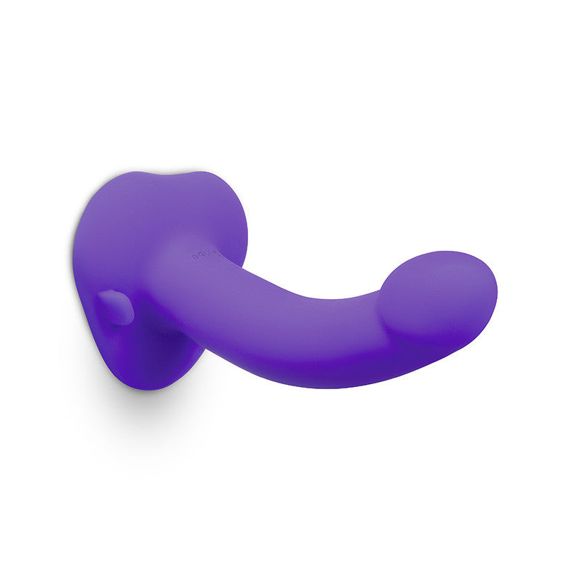 Kit stap-On – Dildo vibrant incurvé 6.5" avec harnais - B-Vibe