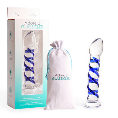 Dildo en verre Eight - Adore U Glassicles