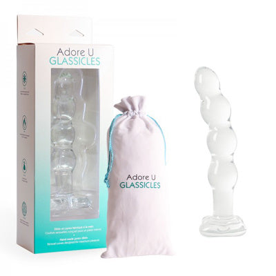 Ten glass dildo - Adore U Glassicles