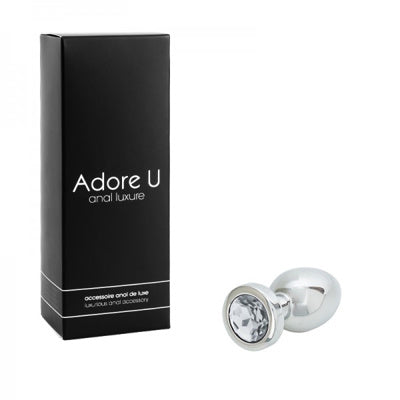 Plug anal acier inoxydable - Adore U Anal Luxure