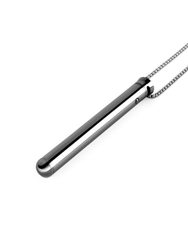 Stimulateur clitoridien en collier noir - Le Wand