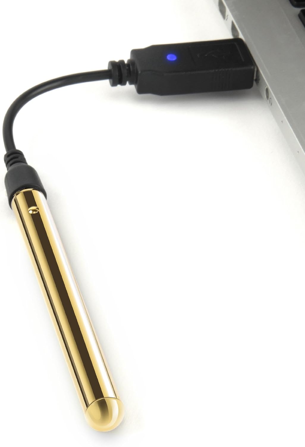 Stimulateur clitoridien en collier or - Le Wand