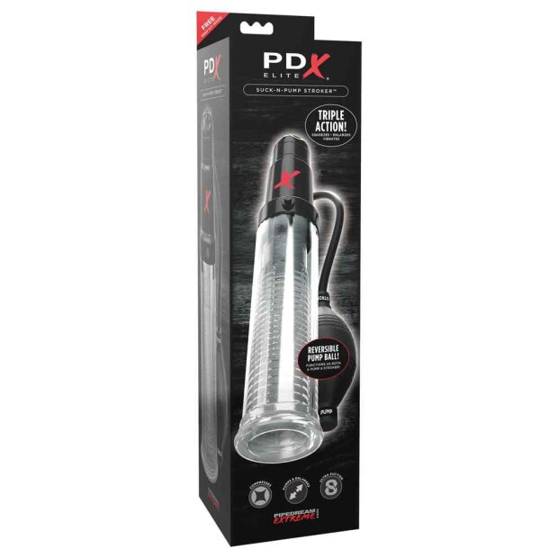 Pompe à pénis Suck-N-Pump Stroker PDX Elite